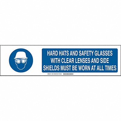 Sign Slider Insert 6x23 7/8in White Alum