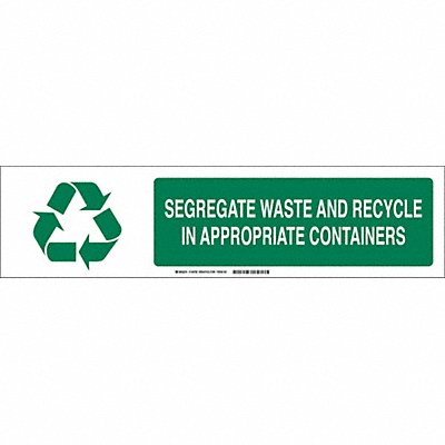 Sign Slider Insert 6x23 7/8in White Alum