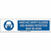 Sign Slider Insert 6x23 7/8in White Poly
