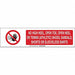 Sign Slider Insert 6x23 7/8in White Alum