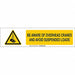 Sign Slider Insert 6x23 7/8in White Alum