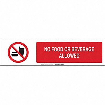 Sign Slider Insert 6x23 7/8in White Poly