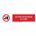 Sign Slider Insert 6x23 7/8in White Poly