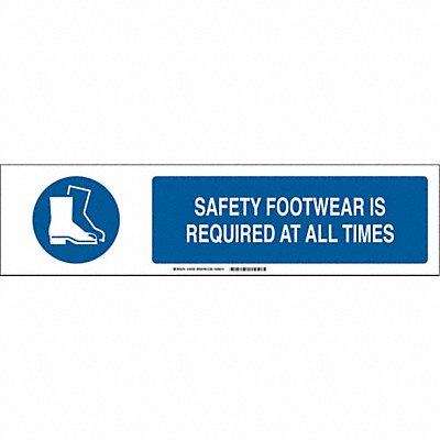 Sign Slider Insert 6x23 7/8in White Poly