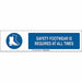 Sign Slider Insert 6x23 7/8in White Poly