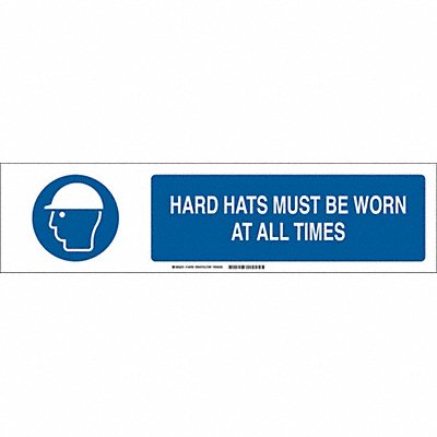 Sign Slider Insert 6x23 7/8in Whte Plstc