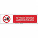 Sign Slider Insert 6x23 7/8in White Alum