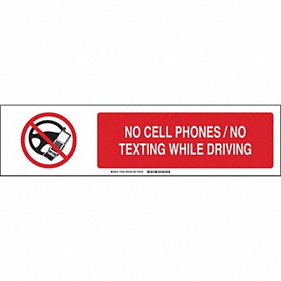 Sign Slider Insert 6x23 7/8in White Alum