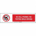 Sign Slider Insert 6x23 7/8in White Alum