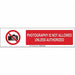 Sign Slider Insert 6x23 7/8in White Poly