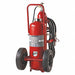 Wheeled Fire Extinguisher BC Red