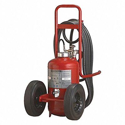 Wheeled Fire Extinguisher BC Red