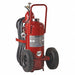 Wheeled Fire Extinguisher ABC Red