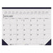Dated Monthly Desk Calendar 18-1/2x13 In