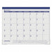 Fashion Desk Pad 22x17 In Blue