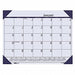 Monthly Desk Calendar 22x17 In Orchid