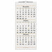 3-Month Ref. Wall Calendar 12-1/4x27 In.