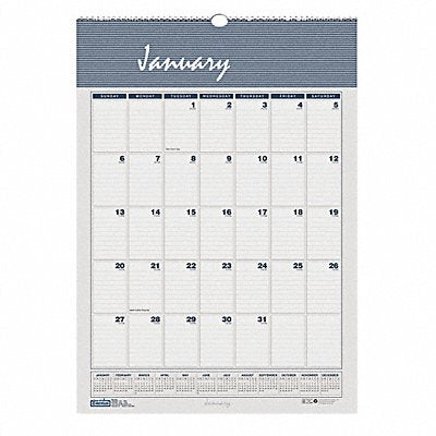 Monthly Wall Calendar 8-1/2x11 In.