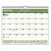 Wall Calendar Recycled 15x12 In.