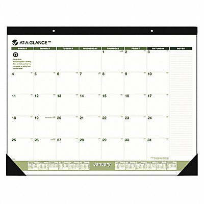 Desk Pad Calendar 22x17 In.