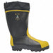 J0966 Rubber Boot Unisex 10 Knee Black