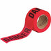 Barricade Tape Danger Black/Red 150ft L