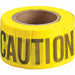 Barricade Tape Caution Black/Yellow 3inW