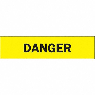 Barricade Tape Danger Black/Yellow 3inW