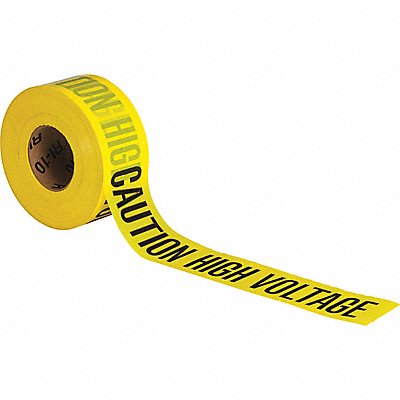 Barricade Tape Polyethylene 1000 ft L