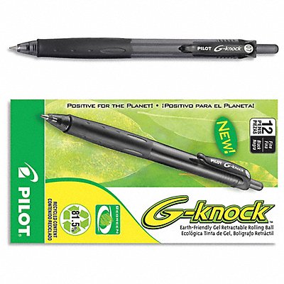 Rollerball Pens Black PK12