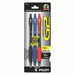 Rollerball Pens Black Blue Red PK3