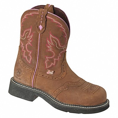 Western Boot B 10 1/2 Brown PR