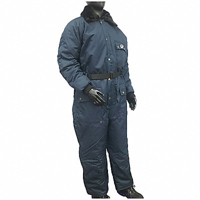 Coverall 3XL Mens Navy Nylon