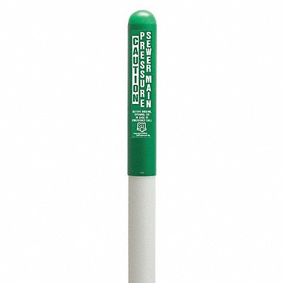 Utility Dome Marker 66 in H Green/White