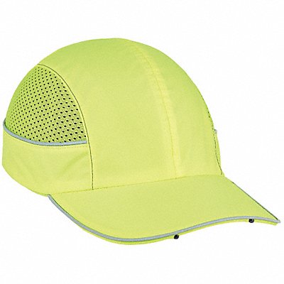 J6837 Bump Cap Front Brim Hi-Vis Green