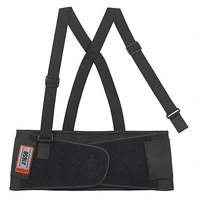 Back Support S 25 to 30in 7-1/2inW Black