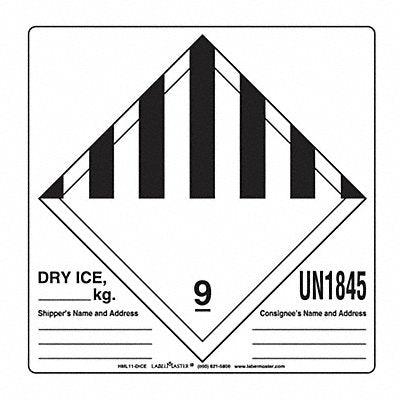 DOT Container Label 6 Label W