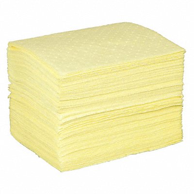 Absorbent Pad Chem/Hazmat Yellow PK100