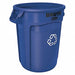 Recycling Receptacle Blue 32 gal.