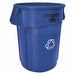 Recycling Receptacle Blue 44 gal.