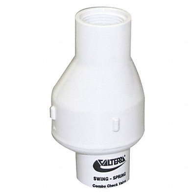 Spring Swing Check Valve PVC 3/4 FNPT