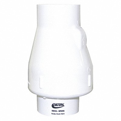 Spring Swing Check Valve PVC 2 Slip