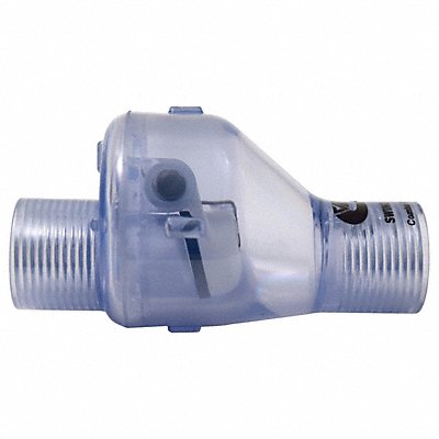 Spring Swing Check Valve PVC 1/2 FNPT