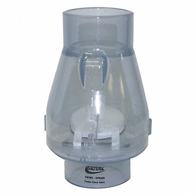 Spring Swing Check Valve PVC 2 Slip