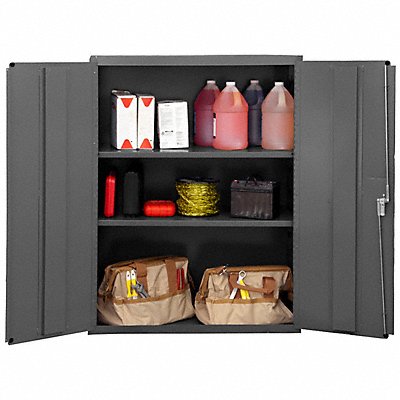 Storage Cabinet 48 x36 x18 Gray 2Shlv