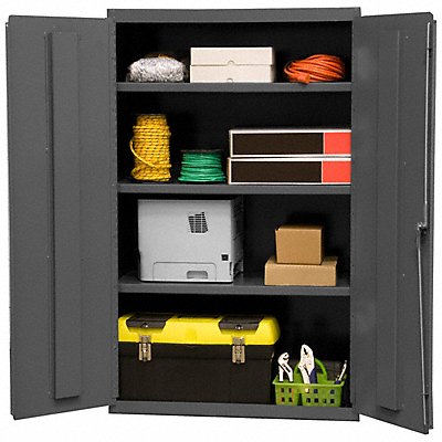 Storage Cabinet 60 x36 x18 Gray 3Shlv