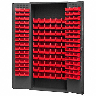 K4894 Bin Cabinet 84 x36 x18 Gray 156RedBns