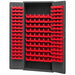K4894 Bin Cabinet 84 x36 x18 Gray 156RedBns