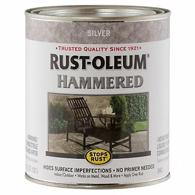 Interior/Exterior Paint Silver 1 qt.