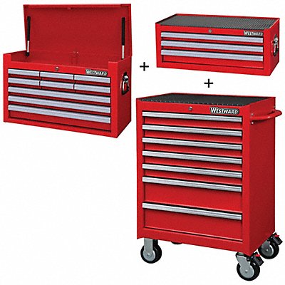 Rolling Cabinet Interemediate Red